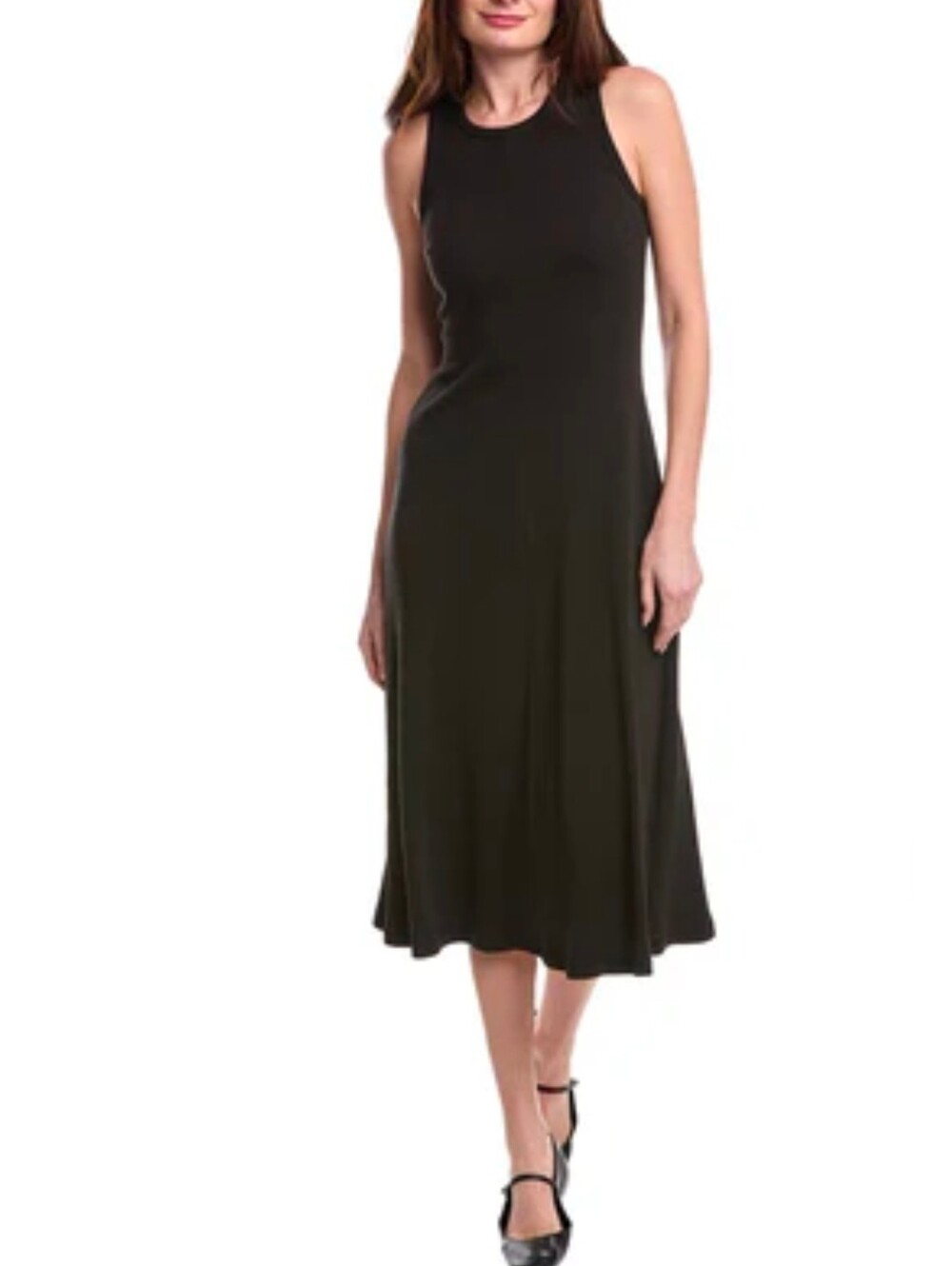 Tash & Sophie Women's Classic Black Sleeveless A-Line Dress SZ XL